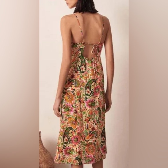 ba&sh ~ Baila Printed Midi Dress - Picture 9 of 11